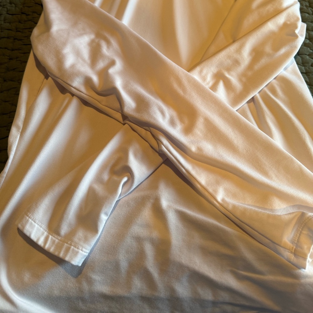 White Long Sleeve Turtleneck